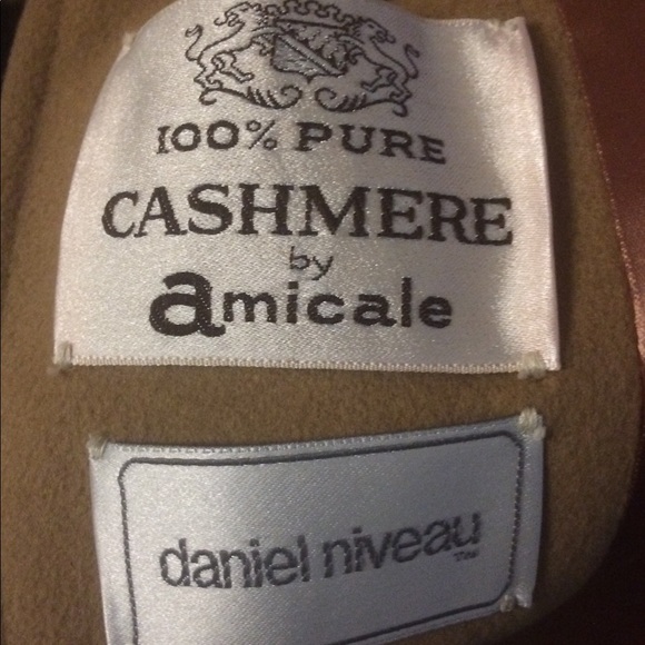 SOLD- 100% Cashmere Daniel Niveau Coat Camel S - Picture 2 of 7
